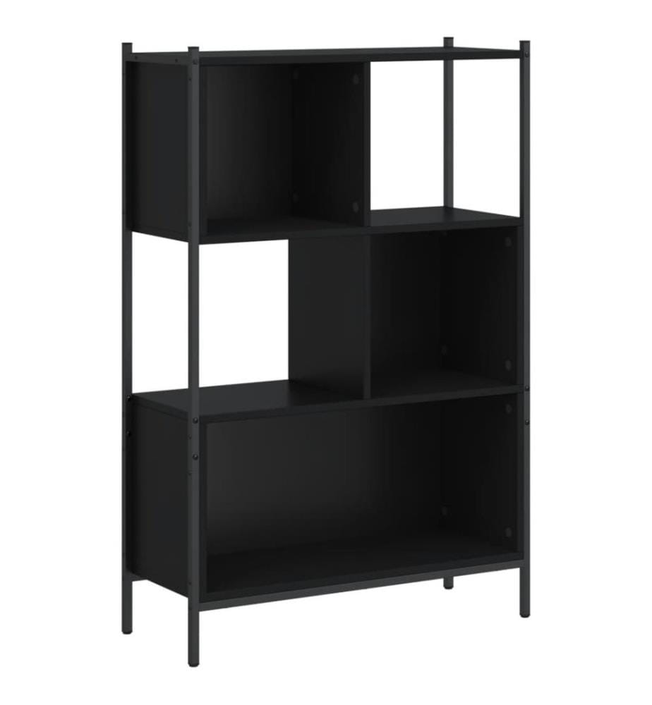 Bücherregal Schwarz 72x28x109 cm Holzwerkstoff