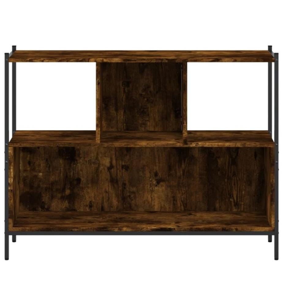 Bücherregal Räuchereiche 102x28x77,5 cm Holzwerkstoff