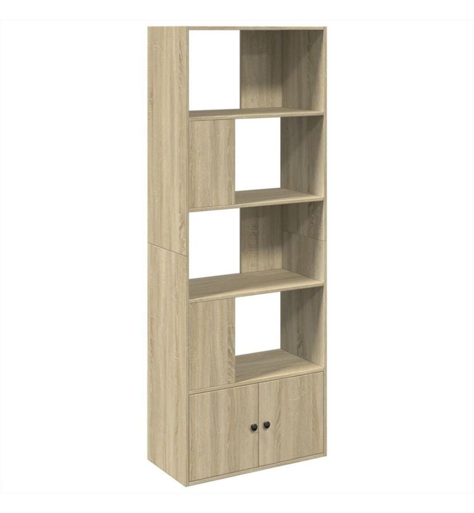 Bibliothèque chêne sonoma 70x36x189 cm bois d'ingénierie