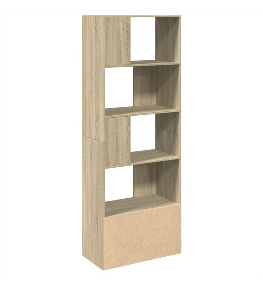 Bibliothèque chêne sonoma 70x36x189 cm bois d'ingénierie