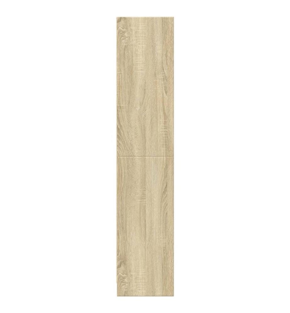 Bibliothèque chêne sonoma 57x28,5x141 cm bois d'ingénierie