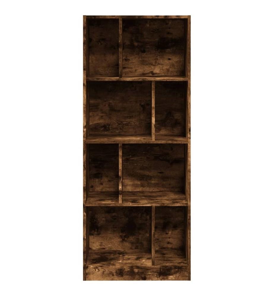 Bücherregal Räuchereiche 57x28,5x141 cm Holzwerkstoff