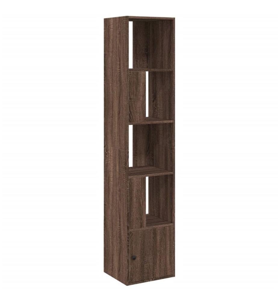 Bibliothèque chêne marron 40x36x189 cm bois d'ingénierie