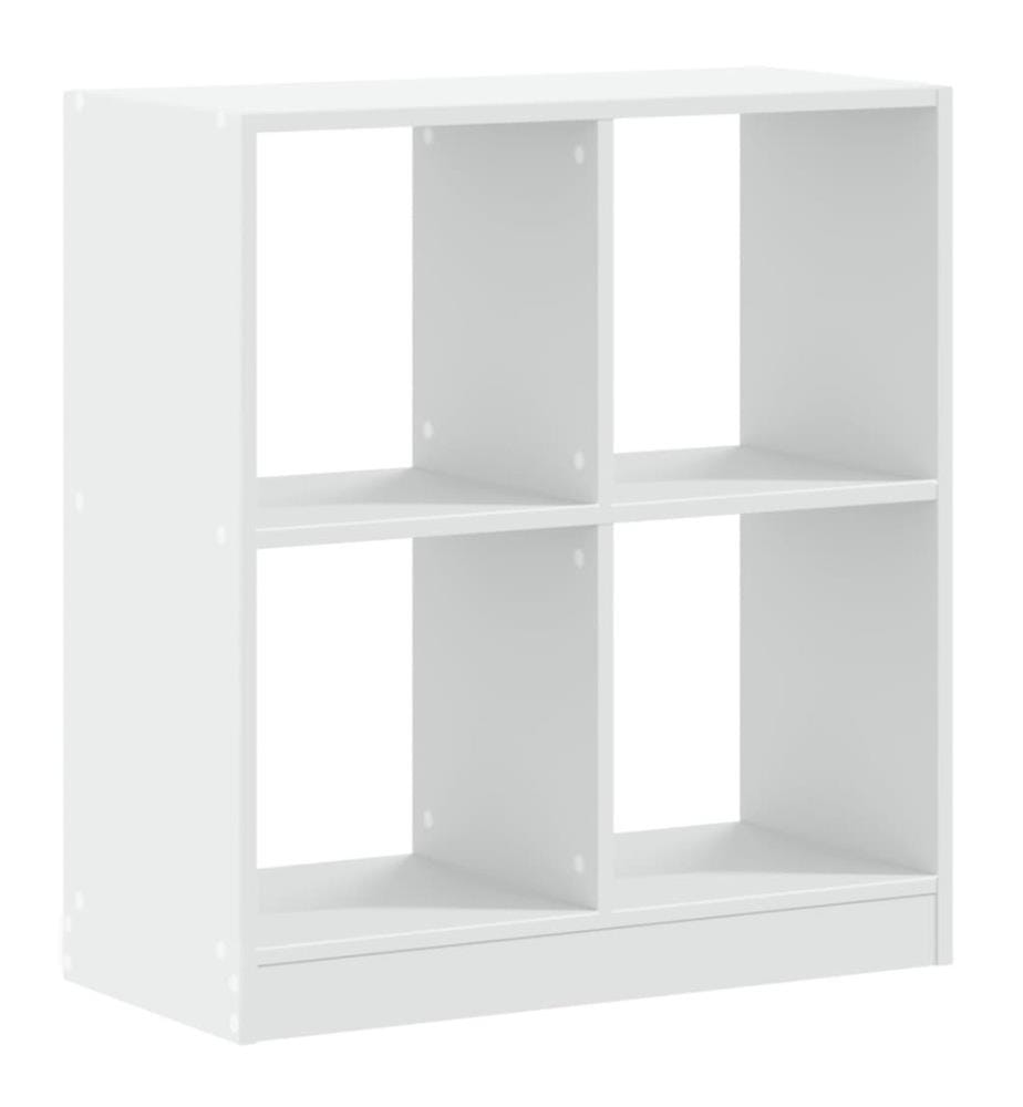 Bücherregal Weiss 68,5x32x75 cm Holzwerkstoff