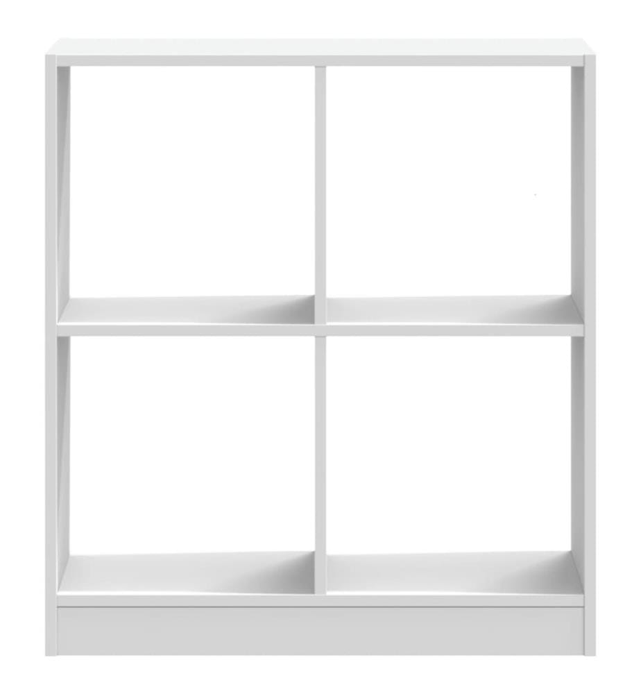 Bücherregal Weiss 68,5x32x75 cm Holzwerkstoff