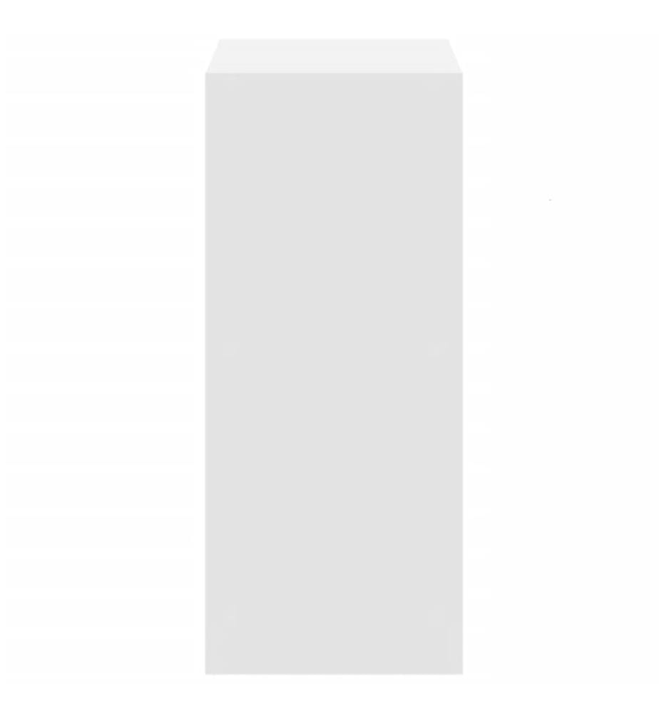 Bücherregal Weiss 68,5x32x75 cm Holzwerkstoff