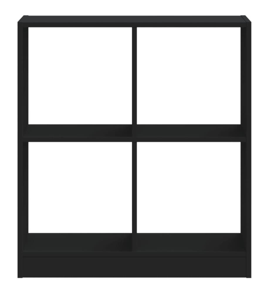 Bücherregal Schwarz 68,5x32x75 cm Holzwerkstoff