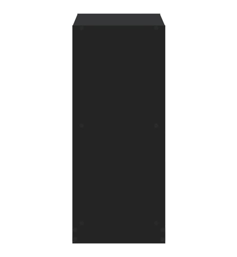 Bücherregal Schwarz 68,5x32x75 cm Holzwerkstoff
