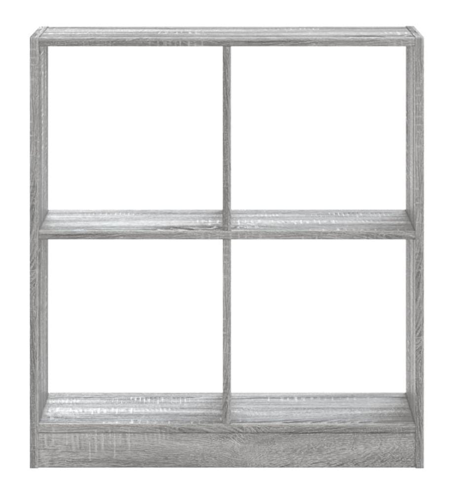 Bibliothèque sonoma gris 68,5x32x75 cm bois d'ingénierie
