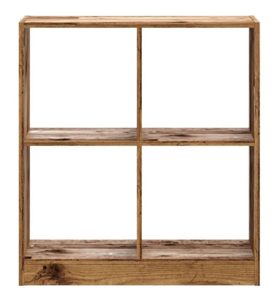 Bibliothèque vieux bois 68,5x32x75 cm bois d'ingénierie