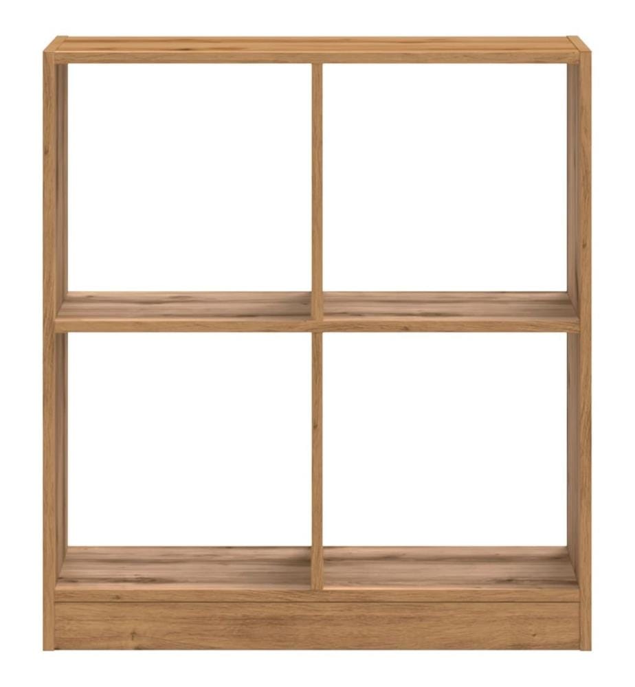 Bibliothèque chêne artisanal 68,5x32x75 cm bois d'ingénierie
