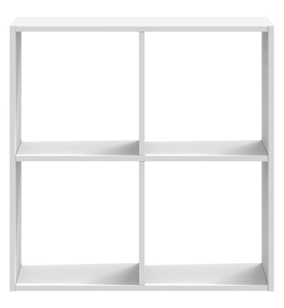 Bücherregal Weiss 68,5x32x68,5 cm Holzwerkstoff