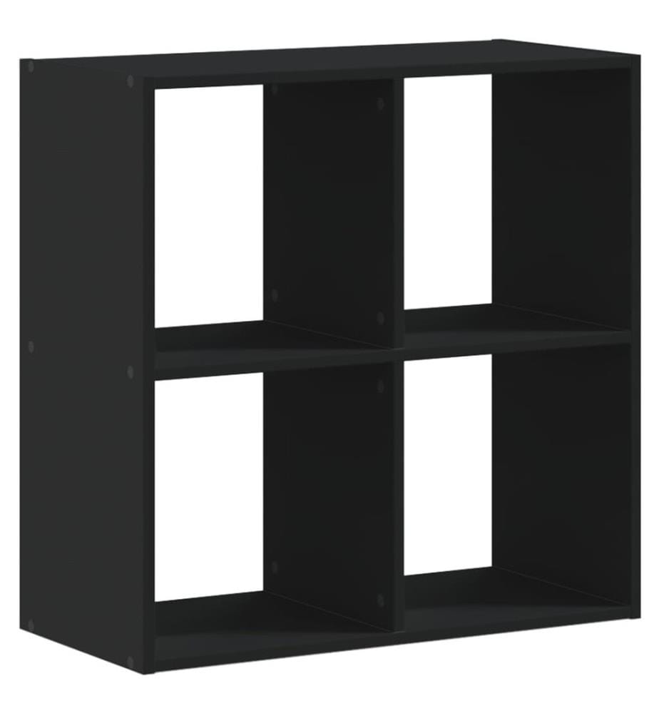 Bücherregal Schwarz 68,5x32x68,5 cm Holzwerkstoff