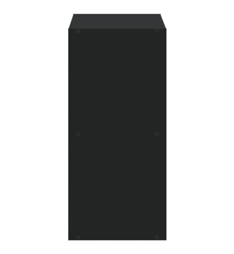 Bücherregal Schwarz 68,5x32x68,5 cm Holzwerkstoff