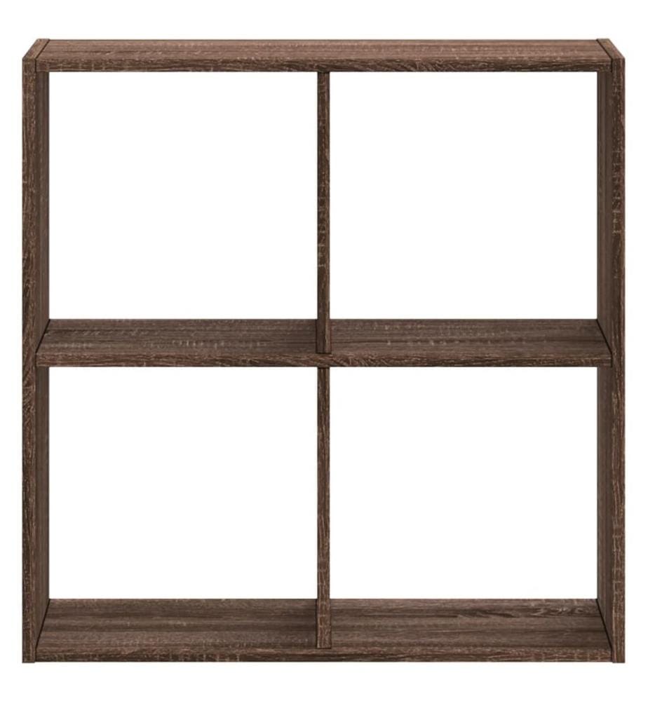 Bücherregal Braun Eichen-Optik 68,5x32x68,5 cm Holzwerkstoff