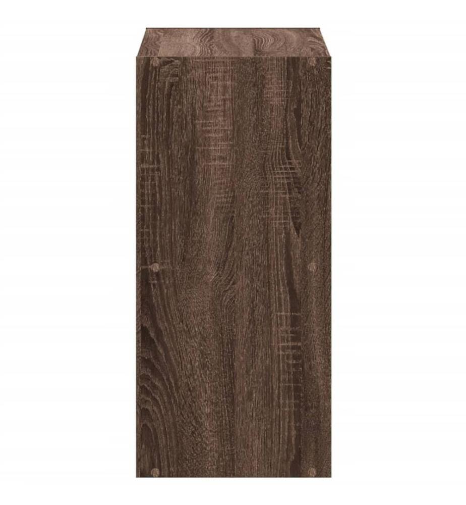 Bücherregal Braun Eichen-Optik 68,5x32x68,5 cm Holzwerkstoff