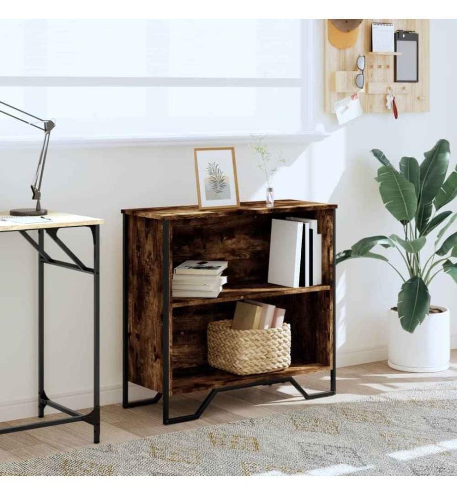 Bücherregal Räuchereiche 80x31x74,5 cm Holzwerkstoff