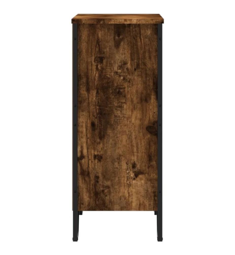 Bücherregal Räuchereiche 80x31x74,5 cm Holzwerkstoff