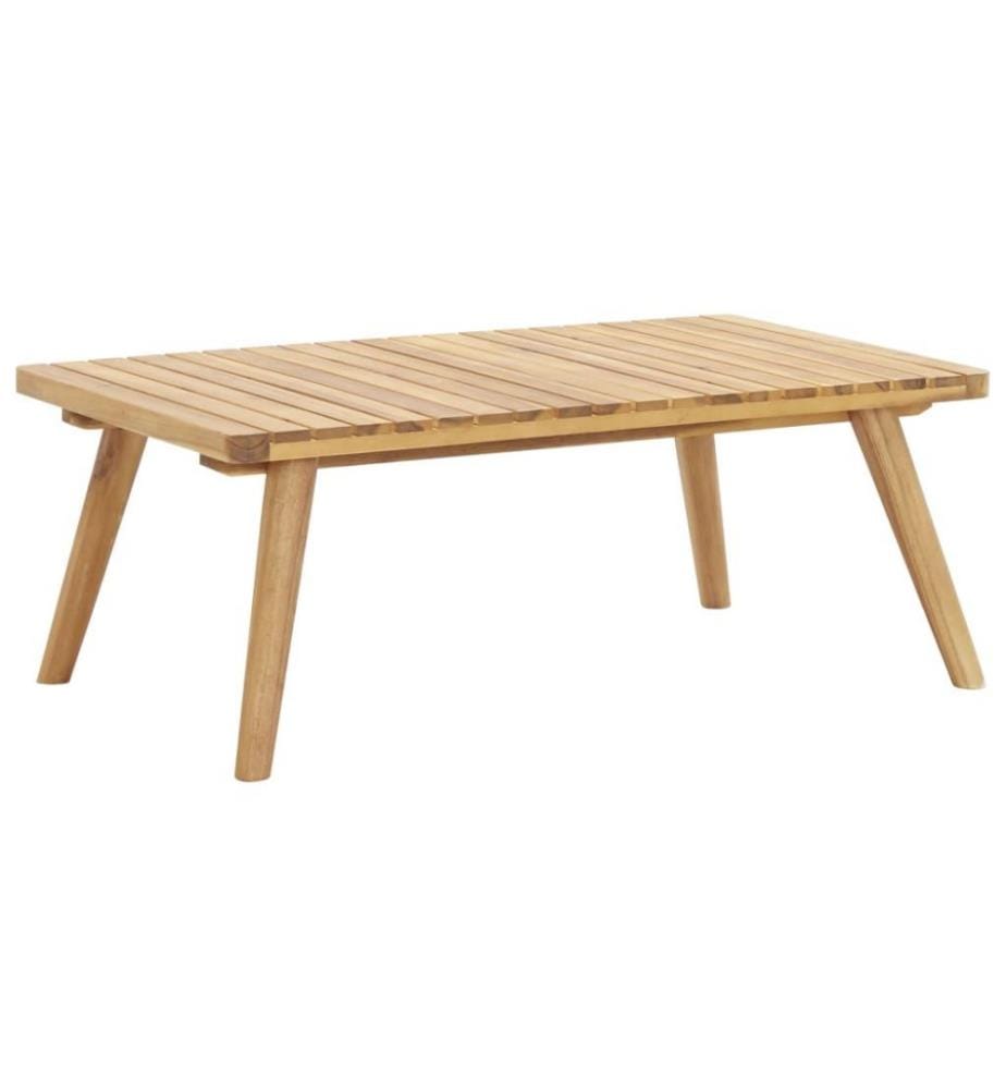 Salon de jardin 4 pcs avec coussins Bois d'acacia solide