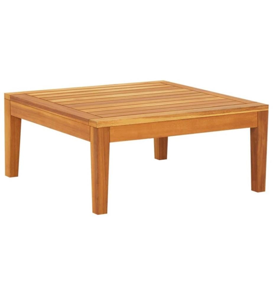 Salon de jardin 5 pcs avec coussins blanc crème Bois d'acacia
