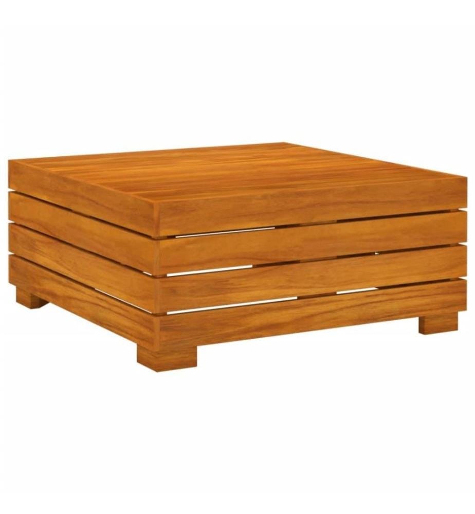 Salon de jardin 6 pcs avec coussins Bois d'acacia solide