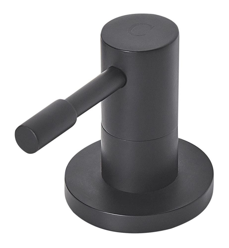Robinet Mélangeur en Laiton et Acier Inox Noir Mat Parfait pour Lavabo Vasque Accessoire Déco de Salle de Bain Moderne et Minimaliste