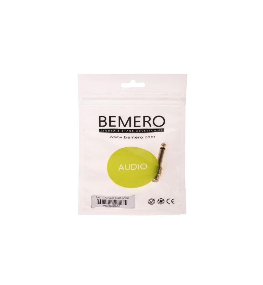 BEMERO - Audio-Adapter BA2101 Klinke 6,3mm male - Cinch