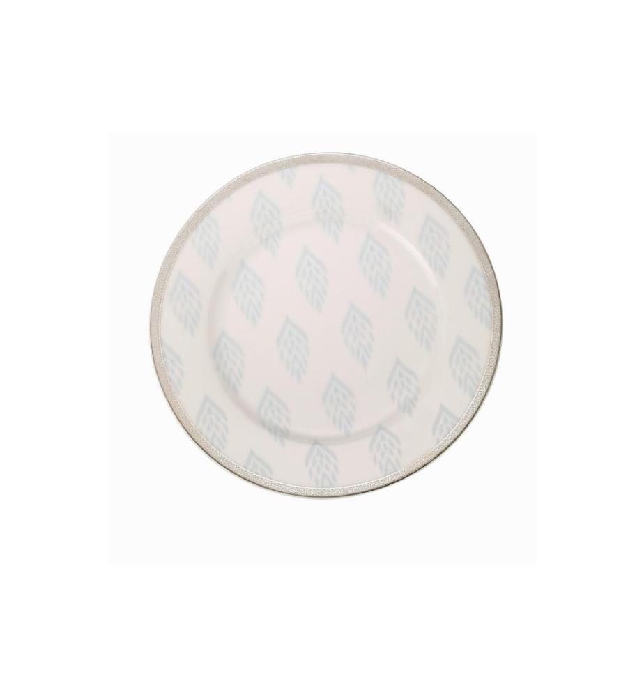 Tafelservice, 68-teilig, Türkis Grau Weiss, Bone China