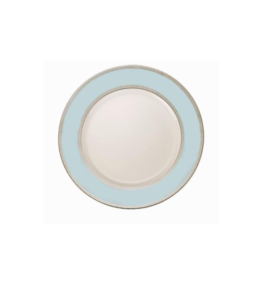 Tafelservice, 68-teilig, Türkis Grau Weiss, Bone China