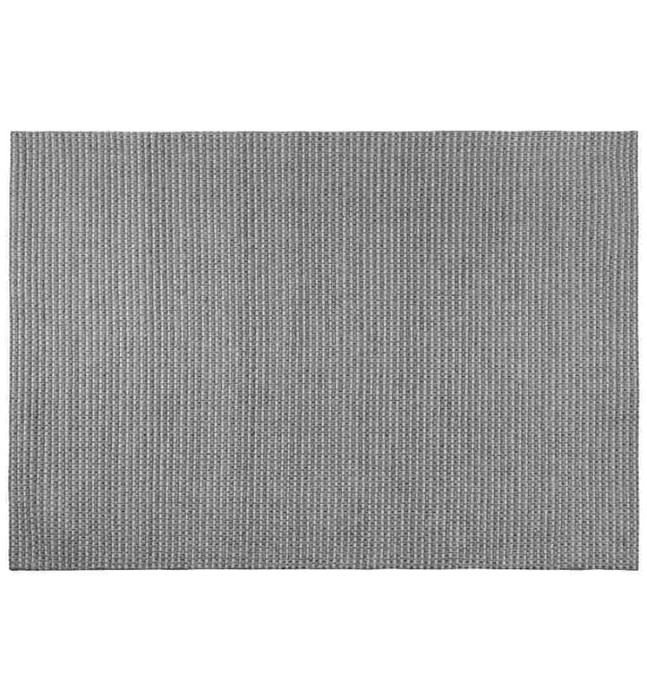 Teppich Dunkelgrau Wolle Polyester 160 x 230 cm Kurzflor Modern Handgetuftet Rechteckig