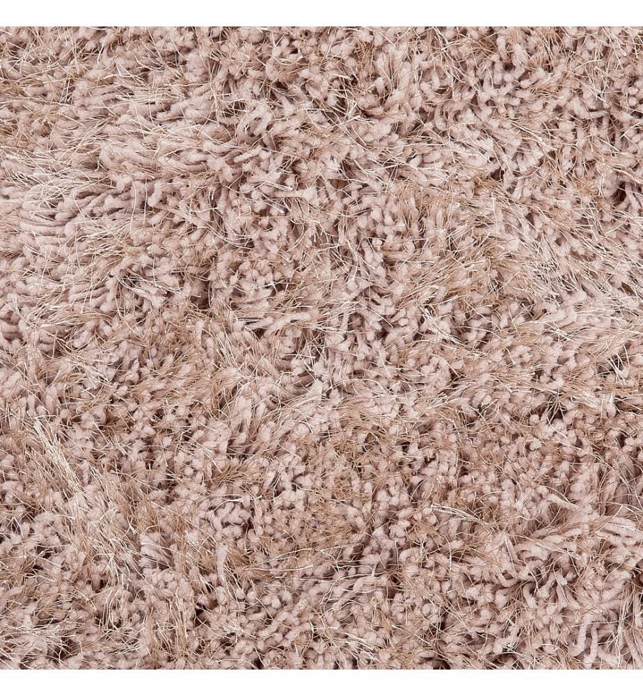 Shaggy Teppich Beige Polyester Baumwolle 200 x 300 cm Hochflor Getuftet Rechteckig