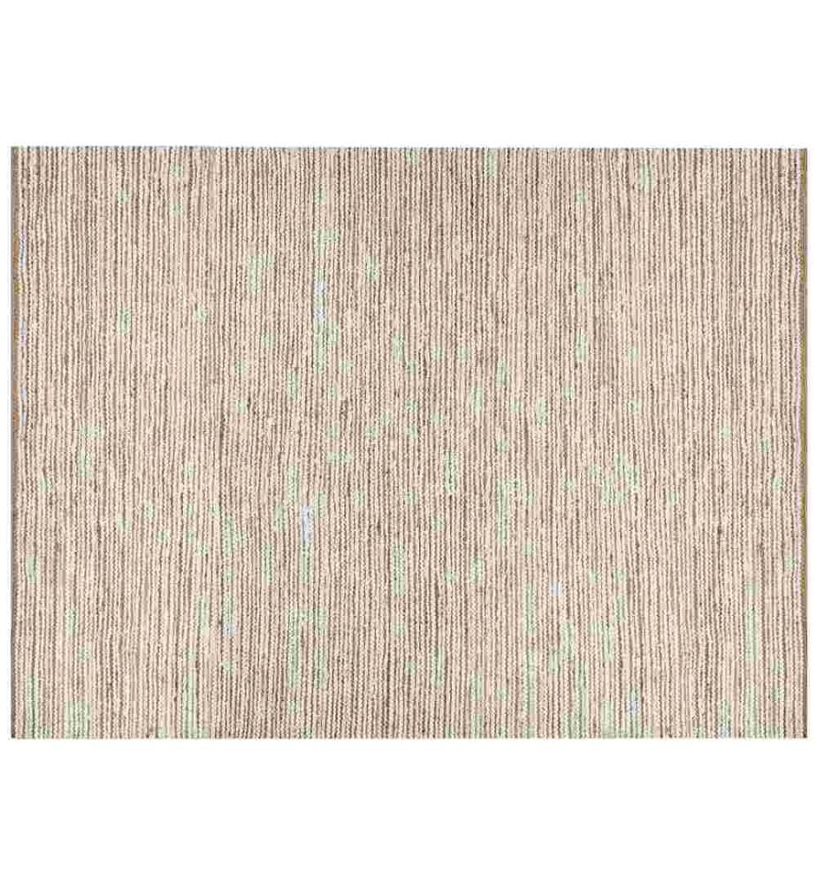 Moderne Teppiche Beige und Weiss 300 x 400 cm Rechteckig Handgewebt Wendbar Niedrigflor Modernes Wohnzimmer Schlafzimmer