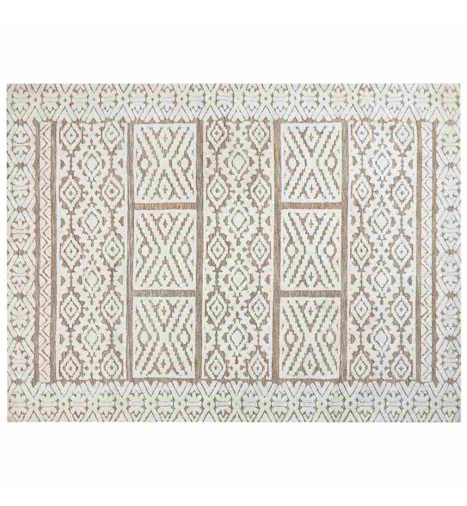 Teppich Cremeweiss / Beige 300 x 400 cm Rechteckig Orientalisches Muster für Wohnzimmer Schlafzimmer Flur