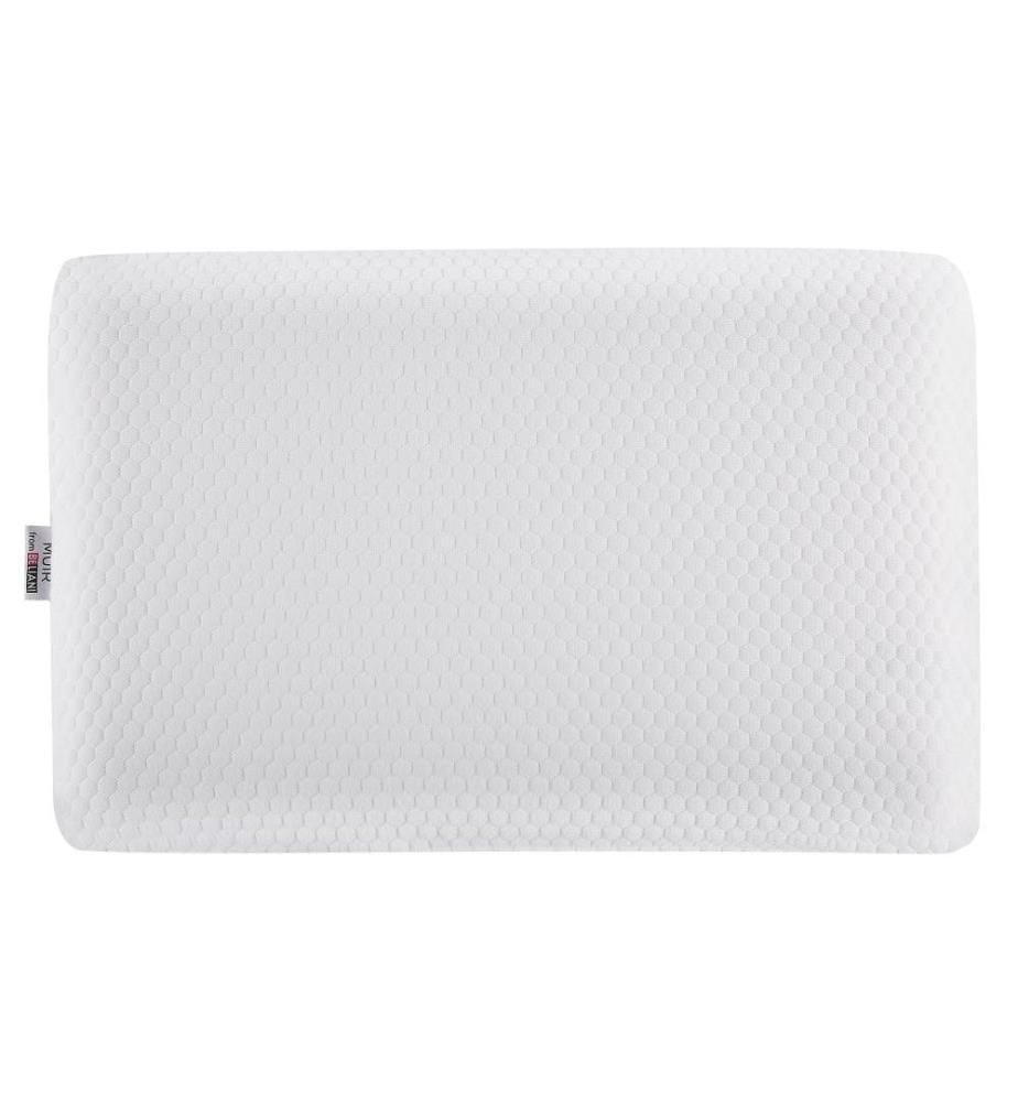 Oreiller Ergonomique Souple H1 Très Confortable 55 x 35 cm en Mousse à Mémoire de Forme Idéal pour Mieux Dormir