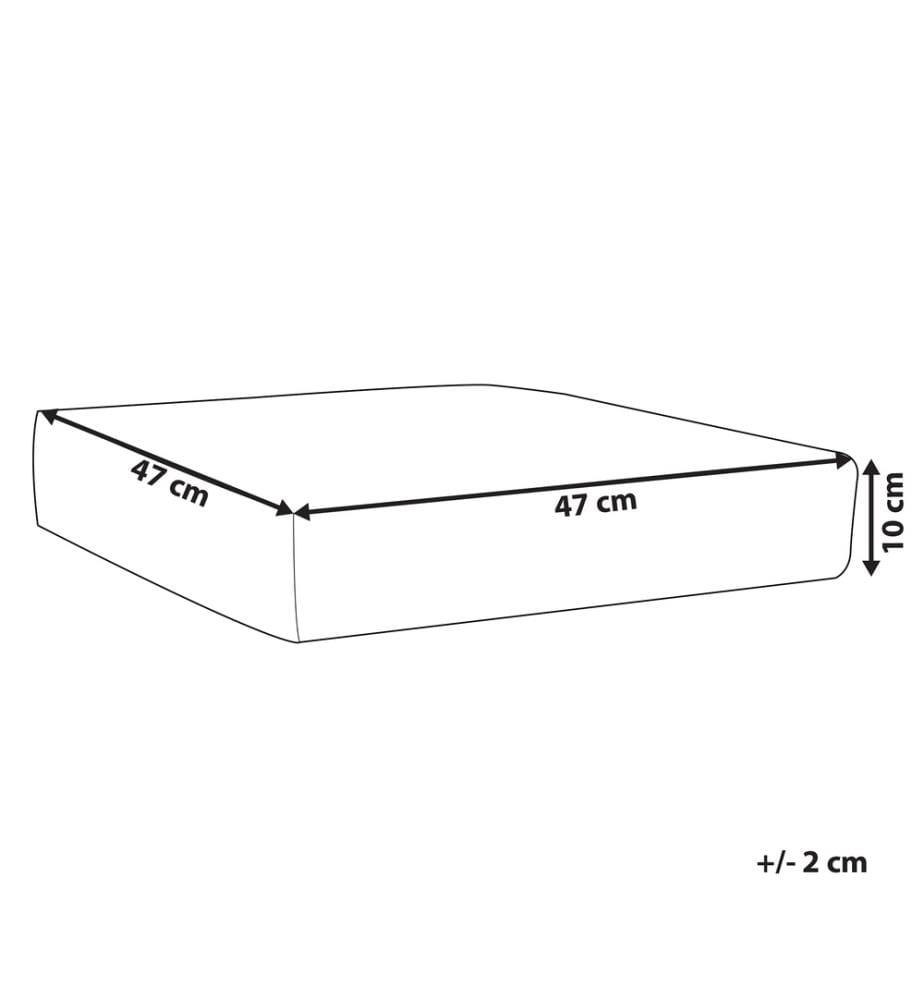 Set de 8 Housses Grises pour Assise de Chaises de Jardin Faciles d'Entretien et Pratiques