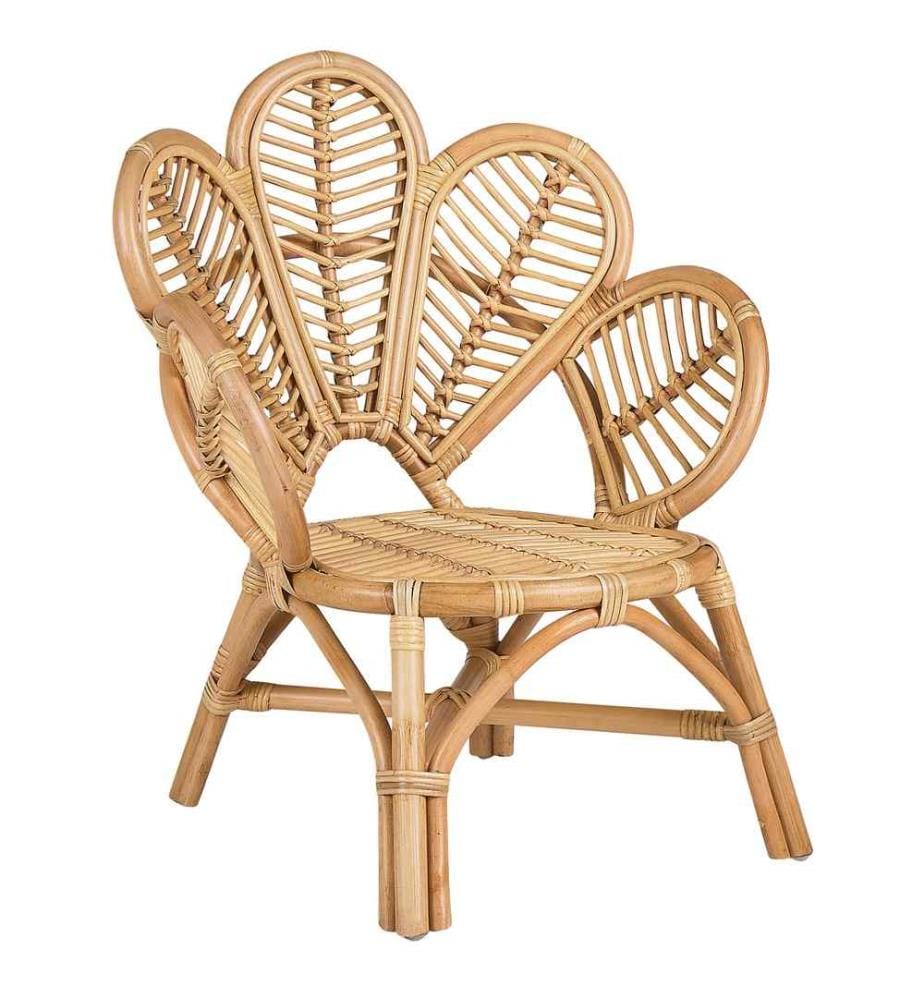 Kindersessel Natürlich Rattan Stapelbar Pfauenthron Boho Rustikal Outdoor Indoor Garten Terrasse Balkon Wohnzimmer Schlafzimmer Jugendzimmer