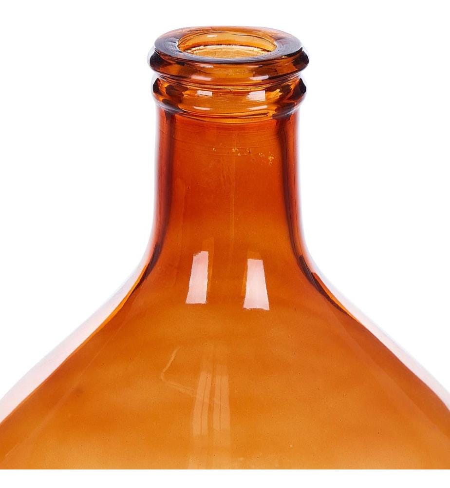 Vase à Fleurs Brun Doré en Verre 48x33 cm Décora… DeinDeal