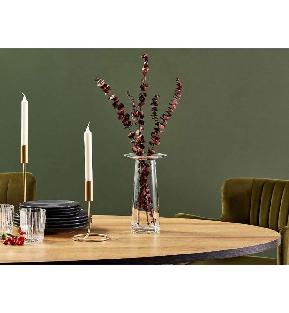 Hängende Glasvase Aus Borosilikatglas - Handgefertigte Wandvase Für Pflanzen & Deko | 20,5cm