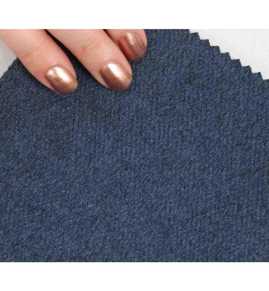 Pouffe, Navy Blue, 50% Cotton - 50% Linen