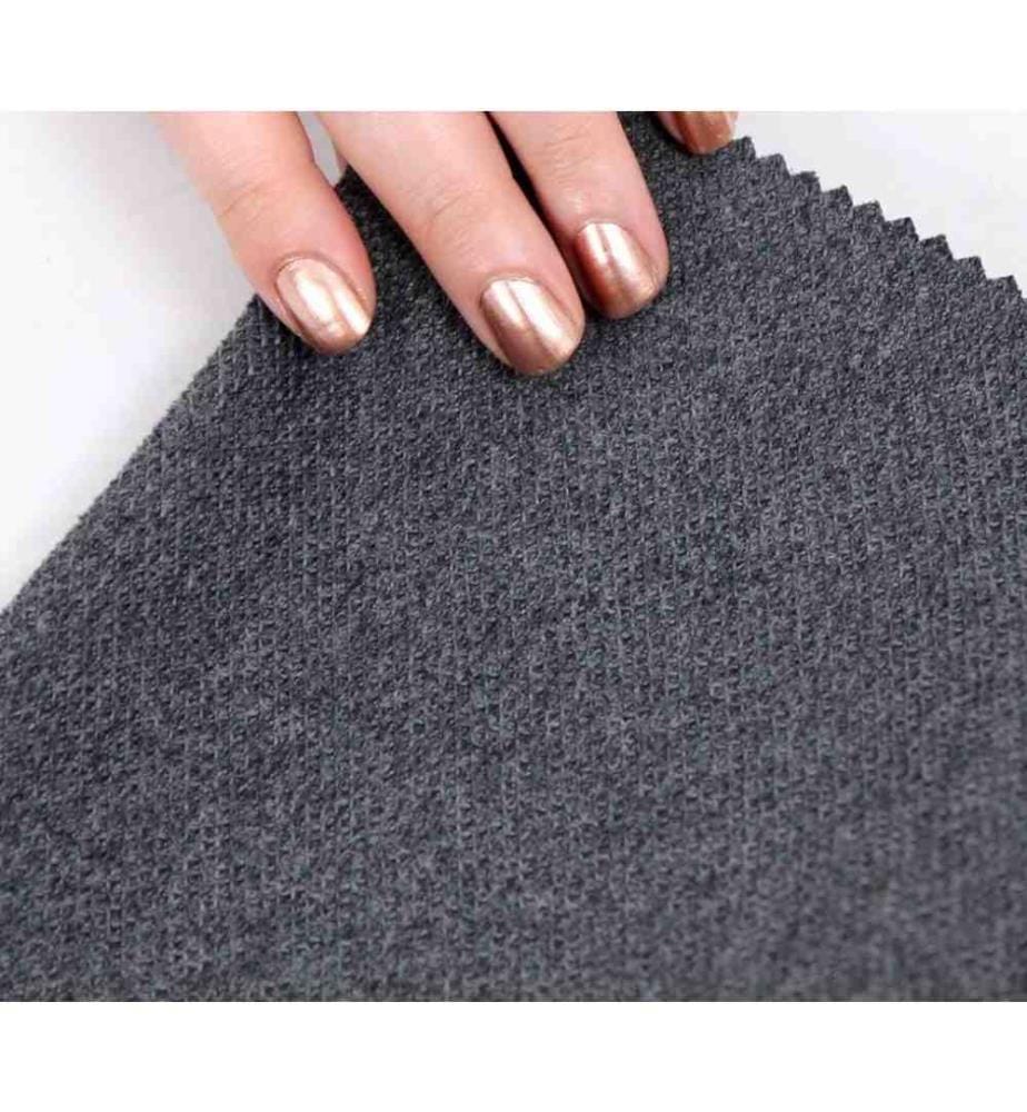 Pouffe, Dark Grey, 50% Cotton - 50% Linen