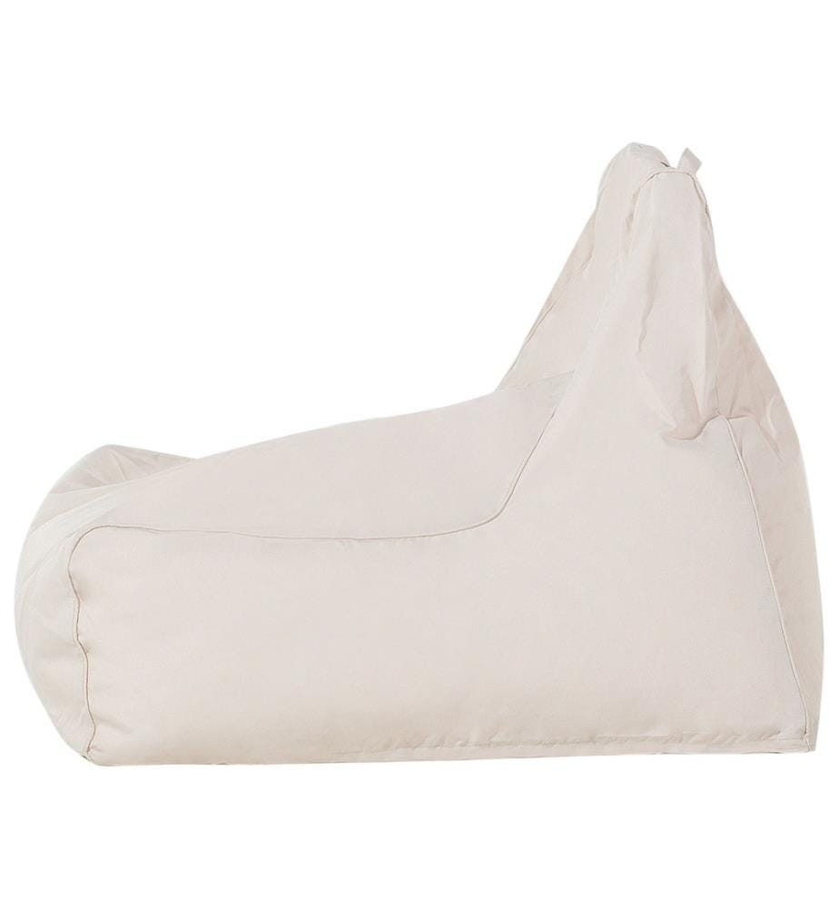 Pouf Beige Confortable en Forme de Poire  pour Salon ou Chambre de Tous Styles
