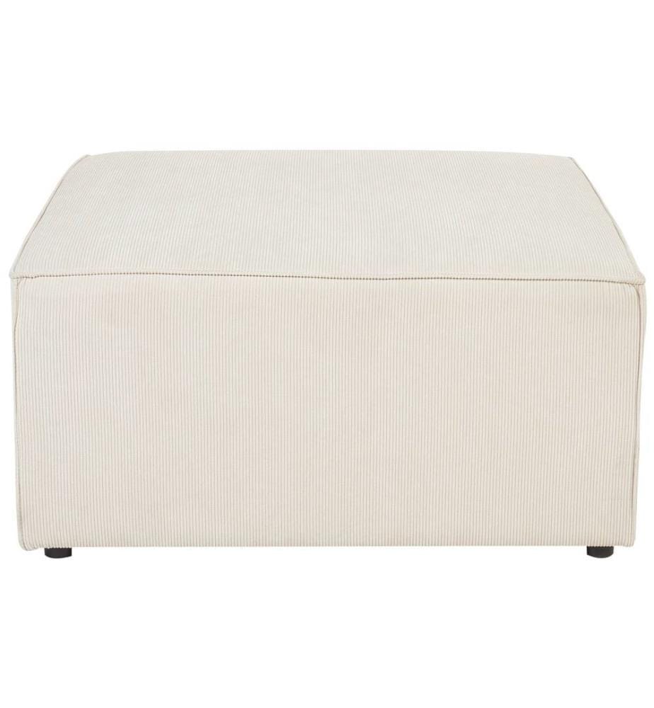 CLGTY Housse Ottoman Carré, Extensible Velours Carré Housse