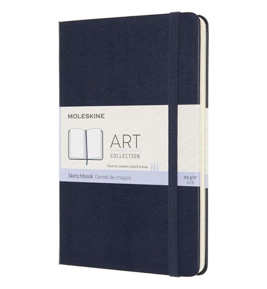 Moleskine Carnet de notes à couverture rigide à points, pochette bleu saphir
