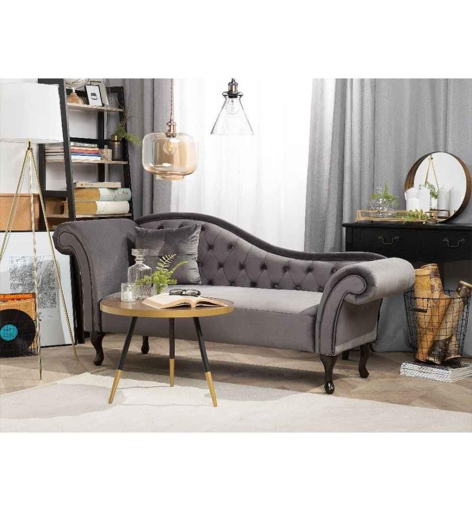 Chaise Longue Méridienne Chesterfield Côté Gauch… | DeinDeal
