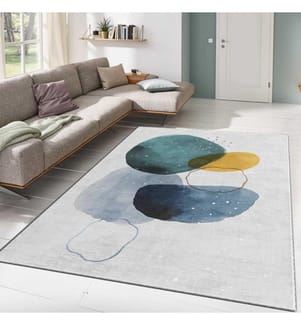 Tapis, 120 x 180, , Multicolore, polyester, dessous antidérapant
