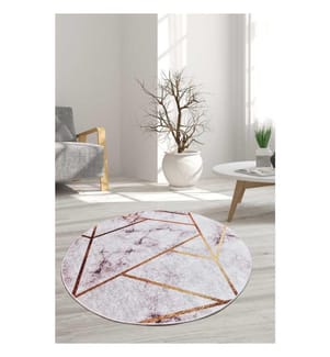 Tapis, 120 cm, , Multicolor, 50% velours - 50% polyester, hauteur des poils 4 mm