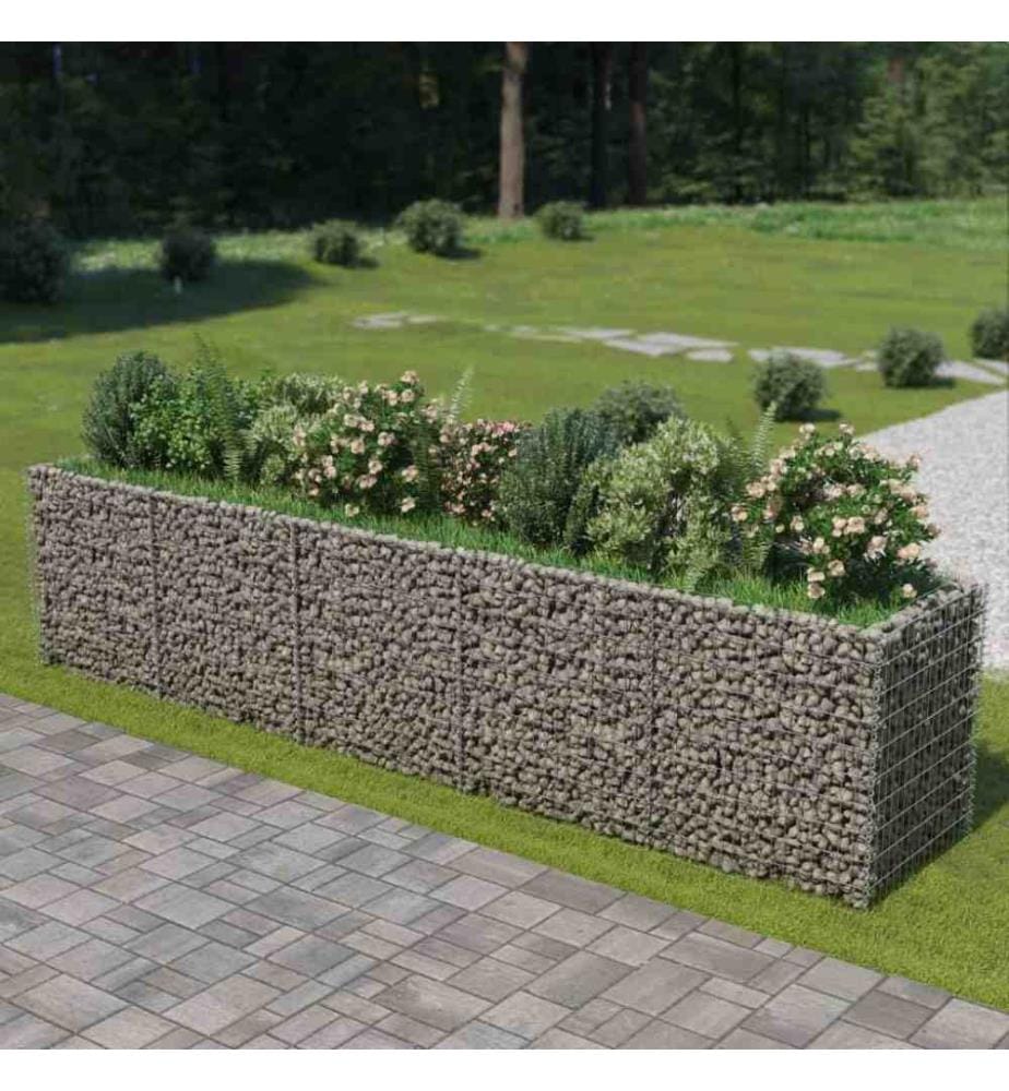 VIDAXL GabionenHochbeet Verzinkter Stahl 450×90… DeinDeal