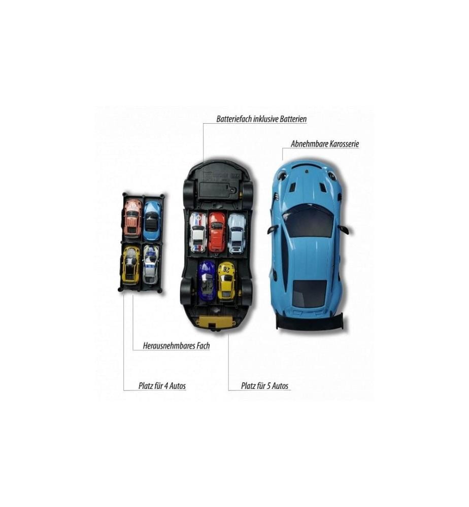 MAJORETTE - Auto Porsche 911 GT3 RS Carry Case + 1 car