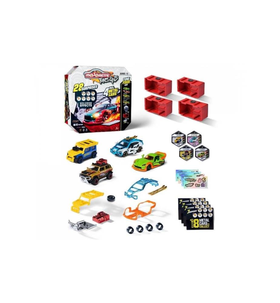 MAJORETTE - Auto Tune Ups Serie 2, 4er-Set