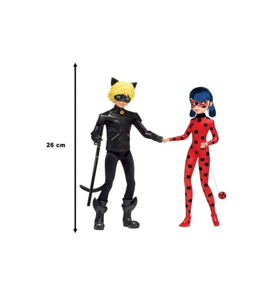  Bandai BANDAI - Puppe Miraculous – Ladybug & Cat… 